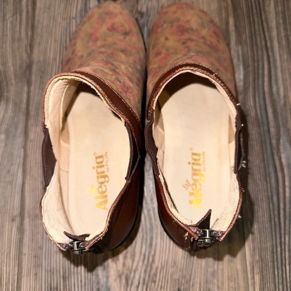 Alegria Natalee Cognac and Roses Bootie - Picture 6 of 10
